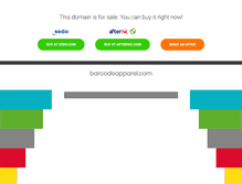 Tablet Screenshot of barcodeapparel.com